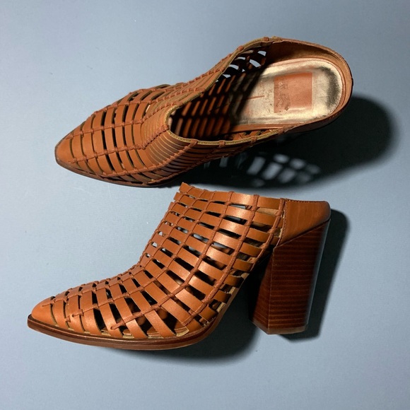 Leather Woven Western Mule - Picture 3 of 4